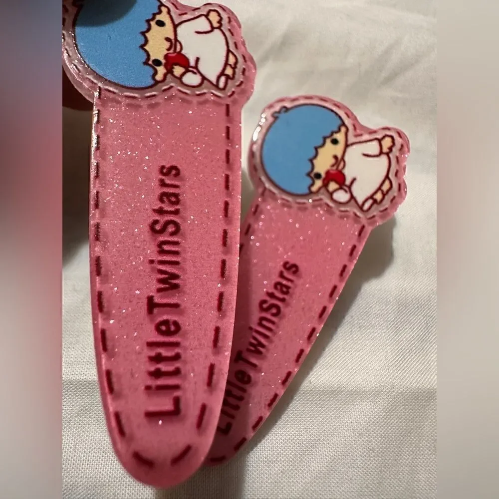New little TwinStars Hair Accessories 2 pcs Hair Clip's